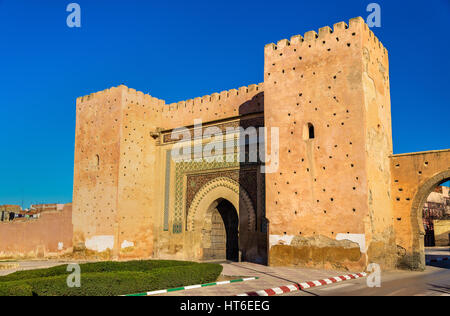 La Porte Bab Bni Mhammed à Meknes - Maroc Banque D'Images