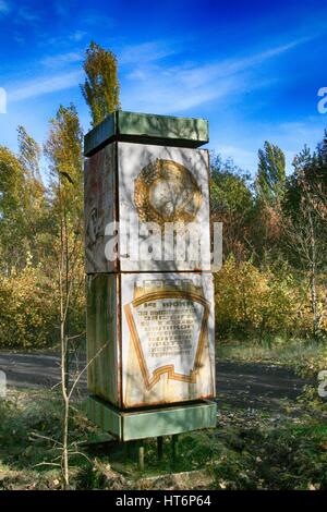 Tchernobyl : la ville abandonnée de Pripyat Banque D'Images