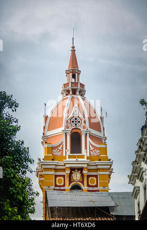 Dôme de Santa Catalina de Alejandría Cathedral - Cartagena de Indias, Colombie Banque D'Images
