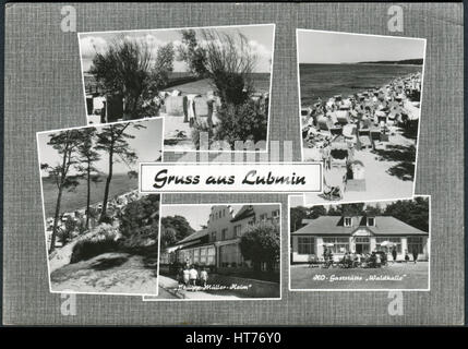 Allemagne - VERS 1966 : Une carte postale Imprimé en Allemagne, indique le Lubmin est une station balnéaire de l'état allemand de Mecklenburg-Vorpommern, vers 1966 Banque D'Images