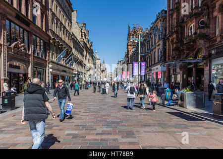 Buchanan Street sur une journée d'été Banque D'Images