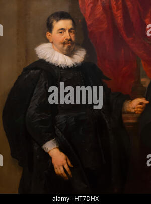 Portrait d'un homme, peut-être, Peter van Hecke, par Peter Paul Rubens, vers 1630, Royal Art Gallery, Musée Mauritshuis, La Haye, Pays-Bas, Europe Banque D'Images