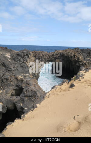 El Caleton de los Arcos, La Graciosa Banque D'Images