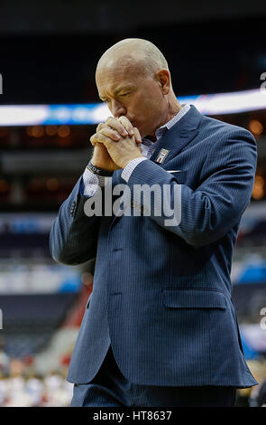 8 mars 2017 : Penn State Nittany Lions Head Coach Patrick Chambres au cours d'un grand tournoi de basket-ball 10 match entre la Penn State Nittany Lions et le Nebraska Cornhuskers au Verizon Center à Washington, DC Justin Cooper/CSM Banque D'Images