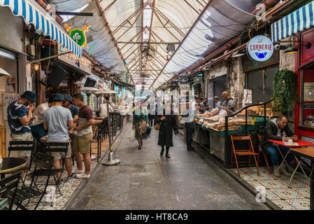 Un marché juif traditionnel au coeur de la vieille ville de Jérusalem Banque D'Images