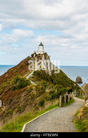 Phare de Catlins, Nugget Point, Southland, Nouvelle-Zélande Banque D'Images