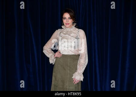 Roma, Italie. 05Th Mar, 2017. L'actrice italienne Claudia Gerini pendant une séance de film 'John Wick - Chapitre 2', film réalisé par Chad Stahelski Crédit : Matteo Nardone/Pacific Press/Alamy Live News Banque D'Images