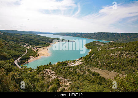 Le Lac Saint Croix, France Banque D'Images