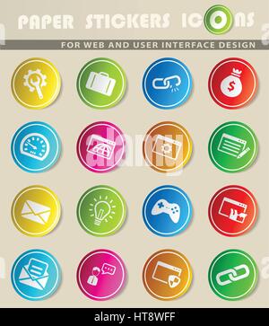 SEO et développement web icons pour symboles simplement Illustration de Vecteur