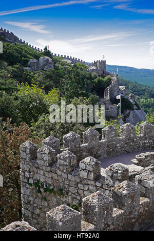 Château des Maures de Sintra, Portugal Municipalité Banque D'Images