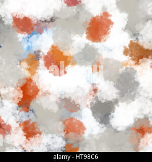 Les couleurs orange et blanc ciel nuageux, abstract background. Banque D'Images