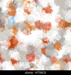 Les couleurs orange et blanc ciel nuageux, abstract background. Banque D'Images
