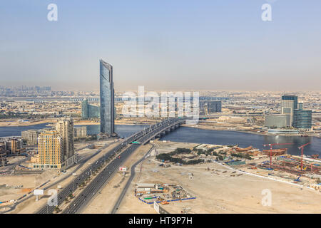 Dubaï/Émirats arabes unis le 9 mars 2017 : Airbus A330 à partir de l'atterrissage des téé à l'aéroport de Dubaï. Banque D'Images