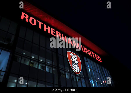 Une vue générale de la AESSEAL New York Stadium Banque D'Images