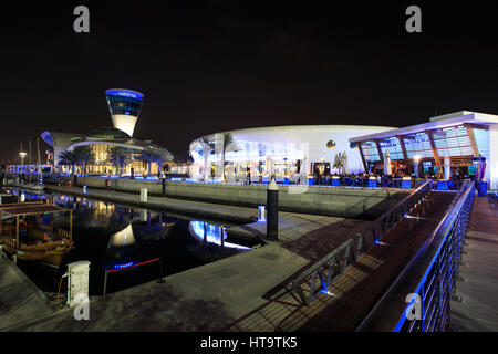 Dubaï/Émirats arabes unis le 9 mars 2017 : Le Circuit de Yas Marina à Abu Dhabi. Banque D'Images