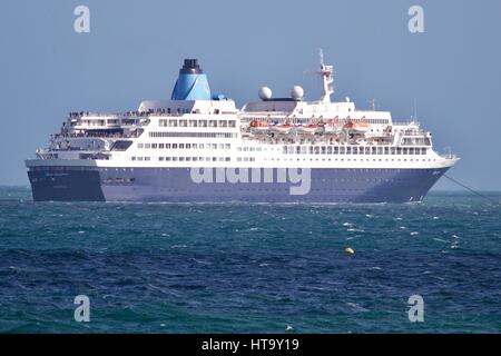 Bateau de croisière Sapphire Saga MS Banque D'Images