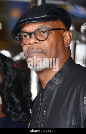 Los Angeles, USA. 05Th Mar, 2017. Samuel Jackson au Kong Skull Island Premiere lors du Microsoft Theatre de Los Angeles. Le 8 mars 2017. Credit : Tsuni/USA/Alamy Live News Banque D'Images