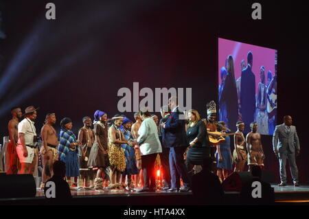 Berlin, Allemagne. Mar 8, 2017. ITB 2017 Salon du tourisme international en cours à Berlin, Allemagne. Cette année, le Botswana est le pays invité de l'ITB. Credit : Markku Rainer Peltonen/Alamy Live News Banque D'Images