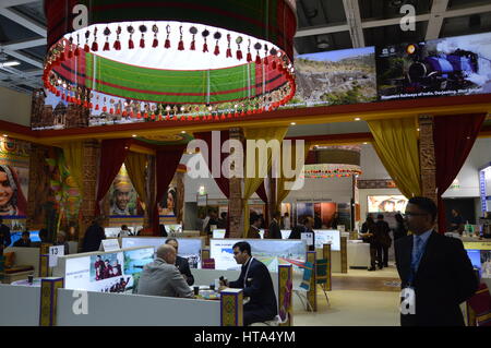 Berlin, Allemagne. Mar 8, 2017. ITB 2017 Salon du tourisme international en cours à Berlin, Allemagne. Credit : Markku Rainer Peltonen/Alamy Live News Banque D'Images