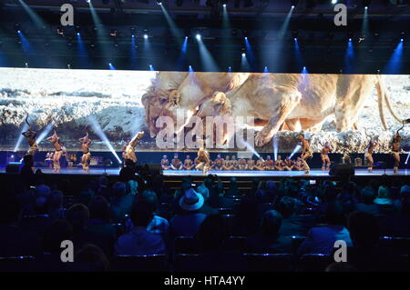 Berlin, Allemagne. Mar 8, 2017. ITB 2017 Salon du voyage international en cours à Berlin, Allemagne. Le Botswana lors de la cérémonie d'ouverture de l'ITB. Credit : Markku Rainer Peltonen/Alamy Live News Banque D'Images