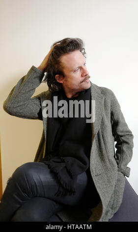 Berlin, Allemagne. Feb 8, 2017. Père musicien John Misty, photographié à Berlin, Allemagne, 8 février 2017. Photo : Jörg Carstensen/dpa/Alamy Live News Banque D'Images