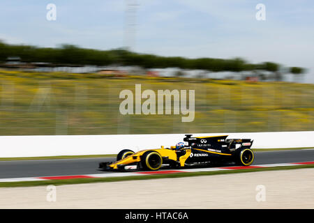 Barcelone, Espagne. Mar 9, 2017. Palmer au cours de la saison de Formule 1 JOURS DE TEST 2, 3 jour à Montmeló, Espagne Credit : Cronos Foto/Alamy Live News Banque D'Images