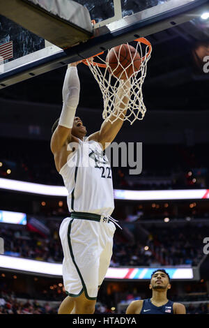 Washington, DC, USA. Mar 9, 2017. Pont (22 milles) dunks pendant la partie tenue à l'Verizon Center à Washington, DC. Credit : Amy Sanderson/ZUMA/Alamy Fil Live News Banque D'Images