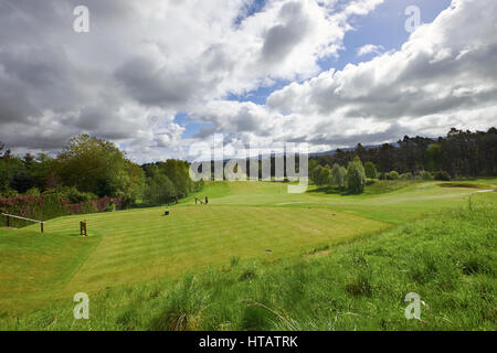 Grantown on Spey golf à proximité les Cairngorms dans les Highlands écossais. UK Banque D'Images