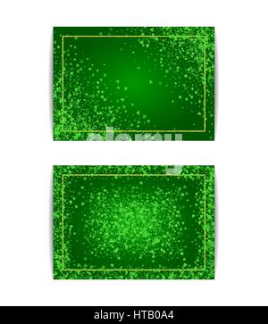 Saint Patricks Day horizontale modèle de page Illustration de Vecteur