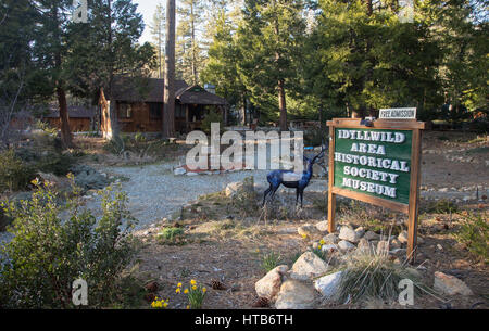 Le Musée de la Société historique de la région de Idyllwild Banque D'Images