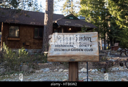 Le Musée de la Société historique de la région de Idyllwild Banque D'Images