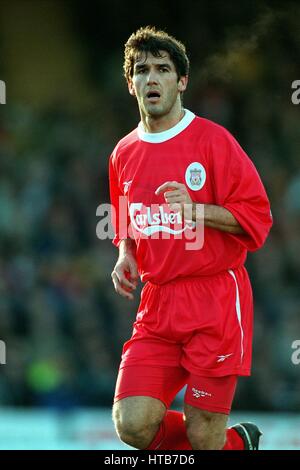 KARL HEINZ RIEDLE LIVERPOOL FC 03 Janvier 1999 Banque D'Images