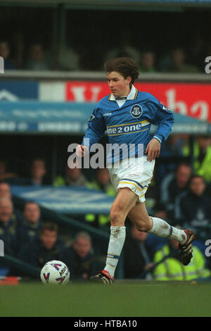 JOHN OSTER Everton FC 15 février 1999 Banque D'Images