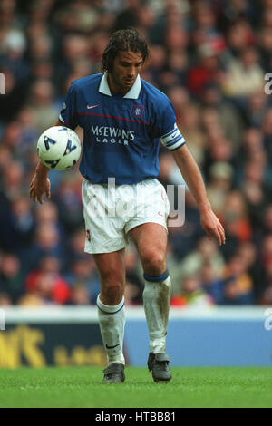 LORENZO AMORUSO Glasgow Rangers FC 22 mars 1999 Banque D'Images