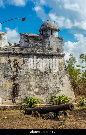 St Joao Baptista, Forteresse de l'île d'Ibo, Parc National des Quirimbas, Cabo Delgado, Mozambique Banque D'Images