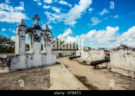 St Joao Baptista, Forteresse de l'île d'Ibo, Parc National des Quirimbas, Cabo Delgado, Mozambique Banque D'Images