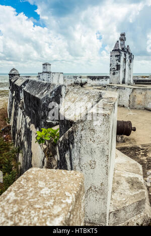 St Joao Baptista, Forteresse de l'île d'Ibo, Parc National des Quirimbas, Cabo Delgado, Mozambique Banque D'Images