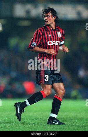 PAOLO MALDINI AC Milan 19 Septembre 1999 Banque D'Images