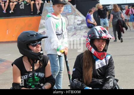 Roskilde festival skate park Banque D'Images