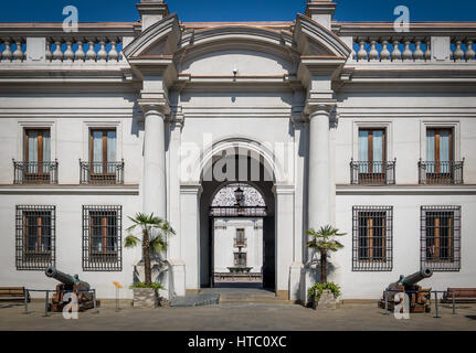 Vue intérieure du palais présidentiel de la Moneda - SANTIAGO - CHILI Banque D'Images