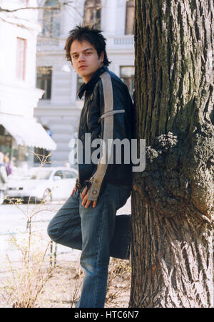 JAMIE CULLUM chanteur et musicien à Stockholm pour les concerts 2004 Banque D'Images