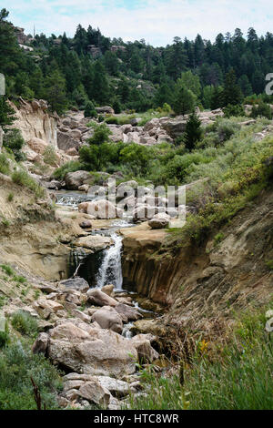 Les chutes, Castlewood Canyon State Park Banque D'Images