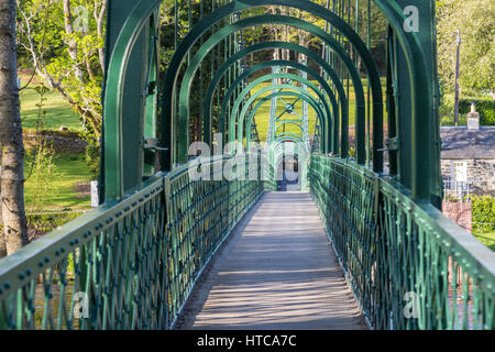 Na Craig port passerelle, Pitlochry, Ecosse. Banque D'Images