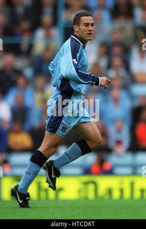 COVENTRY CITY FC TELFER PAUL 07 Août 1999 Banque D'Images