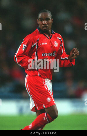 PAUL INCE MIDDLESBROUGH FC 10 Août 1999 Banque D'Images