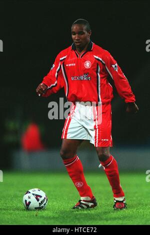 PAUL INCE MIDDLESBROUGH FC 10 Août 1999 Banque D'Images