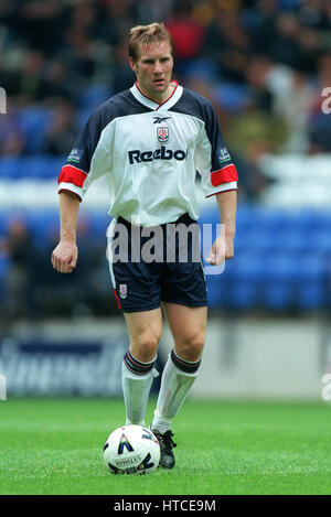 ANDY TODD BOLTON WANDERERS FC 14 Août 1999 Banque D'Images