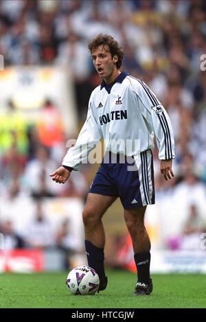 MAURICIO TARICCO Tottenham Hotspur FC 28 Août 1999 Banque D'Images