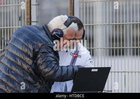 Montmelo, Espagne. 10 mars 2017. Promenade du Saint-Laurent est vu au cours de la Formule 1 2017 essais pré-saison sur le circuit de Catalunya, dans Montmelo, près de Barcelone, en Espagne. Credit : James/Gasperotti ZUMA Wire/Alamy Live News Banque D'Images