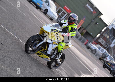 Journée circuit moto MSV Snetterton Banque D'Images